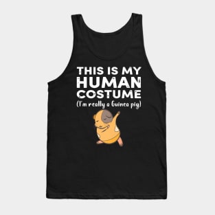This My Human Costume I’m Really Guinea Pig Halloween (31) Tank Top